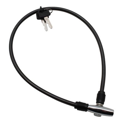 Antivol câble à clé 65cm (Diam 5mm)