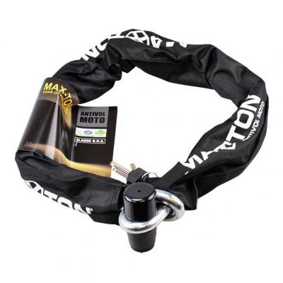 Antivol chaine Mexton 1m avec serrure intégrée SRA/NF/FFMC