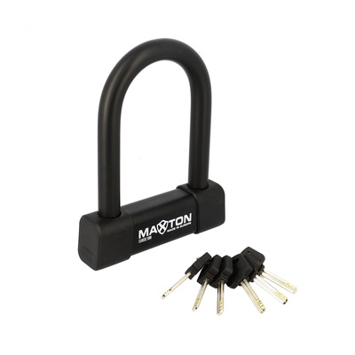 Antivol U Maxton 85x125 SRA black édition avec 6 clés