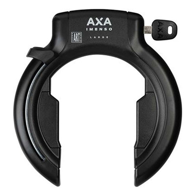 Antivol vélo fer à cheval AXA Imenso large à clé Ø9mm noir