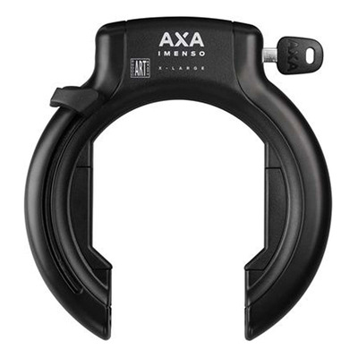 Antivol vélo fer à cheval AXA Imenso X large à clé Ø9mm noir