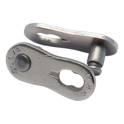 Attache rapide vélo KMC chaîne 1v Z1 EHX Narrow EPT NR anti-rouille argent (x2)
