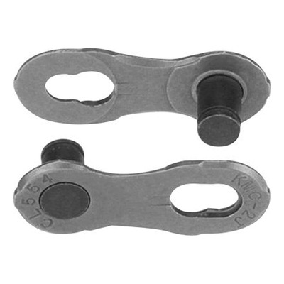 Attache rapide vélo KMC chaîne 9/10/11v X-Glide EPT NR argent (x2)