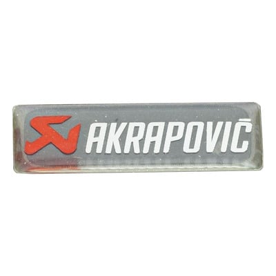 Autocollant Akrapovic 30 x 11 mm transparent