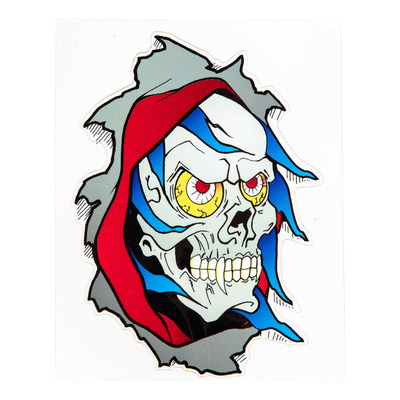 Autocollant crâne vampire 10cm x 12cm