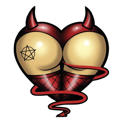Autocollant Lethal Threat devil ass 60x80 mm
