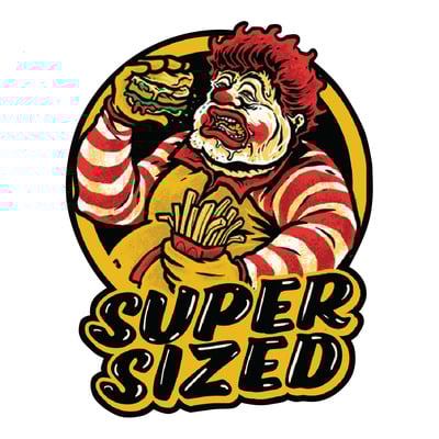 Autocollant Lethal Threat supersized 60x80 mm