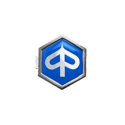 Autocollant logo piaggio pour tablier bleu/chrome