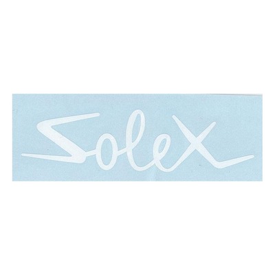Autocollant stickers « Solex » blanc