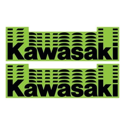 Autocollants D'Cor Visuals - Kawasaki 15 cm (x10)