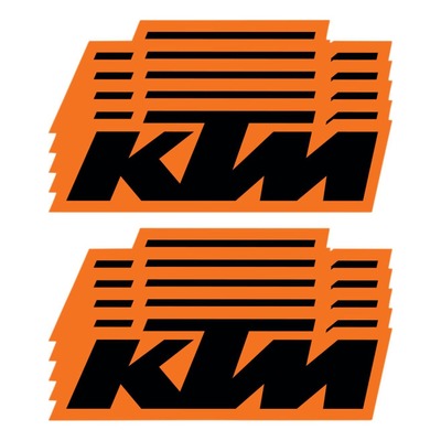 Autocollants D'Cor Visuals KTM 15 cm (x10)