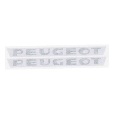 Autocollants de carters Peugeot gris/noir
