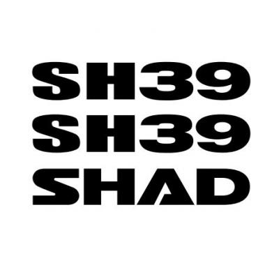 Autocollants Shad pour top case SH39