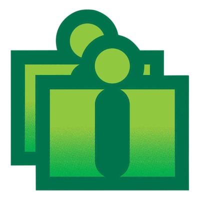 Autocollants stickers Icon Clasicon­™ CO (vendus par 2) vert