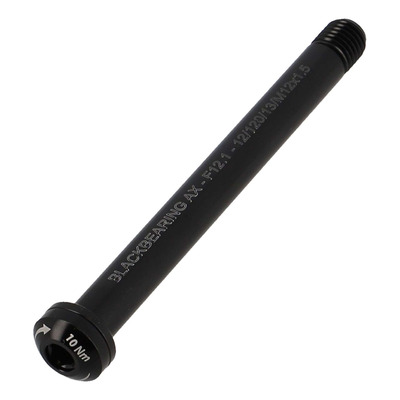Axe traversant avant Black Bearing AV12.1 – 120mm Ø12mm noir