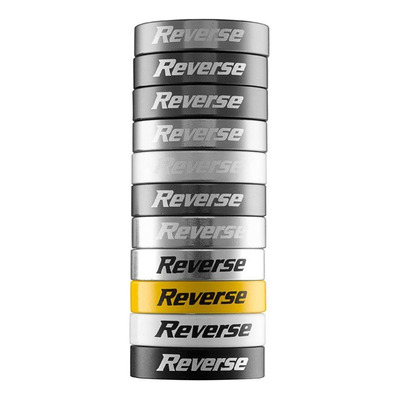 Bagues de serrage de poignées Reverse Lock-On jaune (x2)
