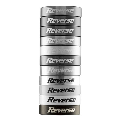 Bagues de serrage de poignées Reverse Lock-On noir (x2)