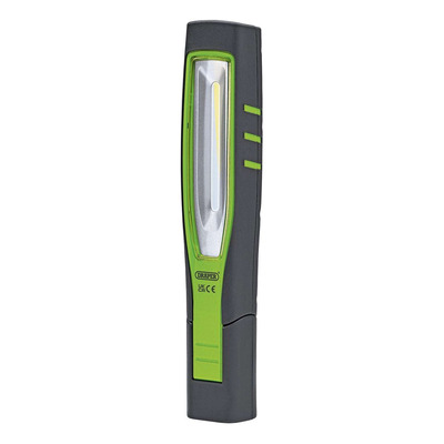 Baladeuse rechargeable USB Draper LED COB SMD 1000 Lumens verte