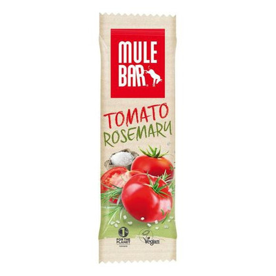 Barre énergétique salée Mulebar Tomate, Romarin 40g (Boite de 15 barres)