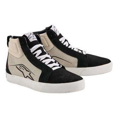 Baskets moto Alpinestars Ride-63 Leather black/cool gray/white