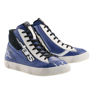 Baskets moto Alpinestars Stated Flair bright blue white black