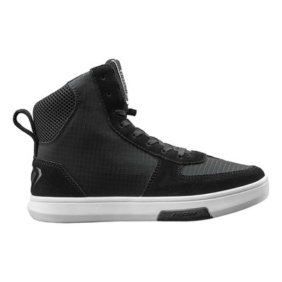 Baskets moto femme Ixon Ghost Air Lady noir/blanc