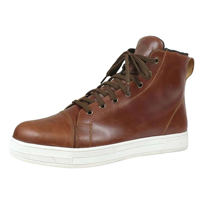 Baskets moto Harisson Curtis WP marron