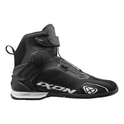Baskets moto Ixon Bull 2 Air noir/blanc