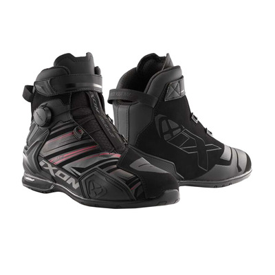 Baskets moto Ixon Bull 2 WP Ultra black/anthracite/red