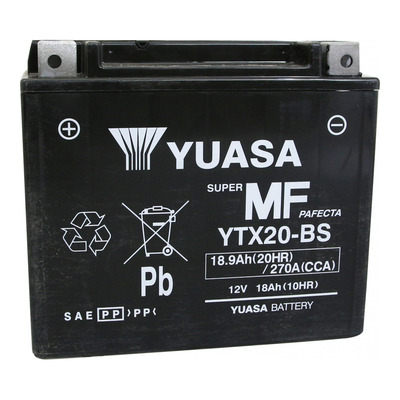 Batterie 12v 20ah YT20-BS 883818 pour toute la gamme Moto-Guzzi