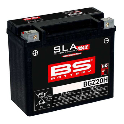 Batterie BS Battery BGZ20H 12V 20Ah SLA MAX activée usine