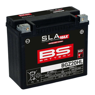 Batterie BS Battery BGZ20HL 12V 20Ah SLA MAX activée usine