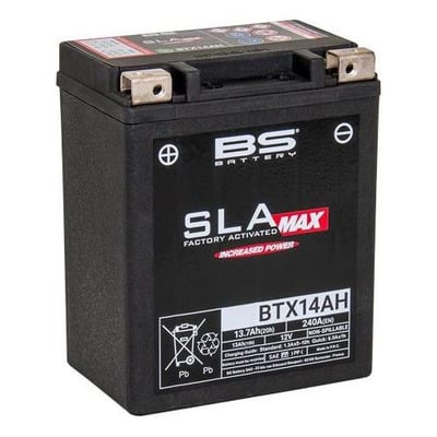 Batterie BS Battery BTX14AH 12V 13,7Ah SLA Max activée usine