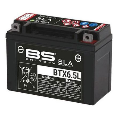 Batterie BS Battery SLA BTX6.5L 12V 6,8Ah activée usine
