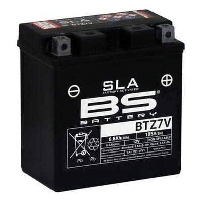 Batterie BS Battery SLA BTZ7V 12V 6,8Ah activée usine