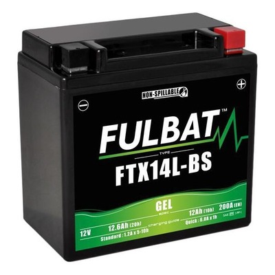 Batterie gel FTX14L-BS Fulbat 12V 12Ah