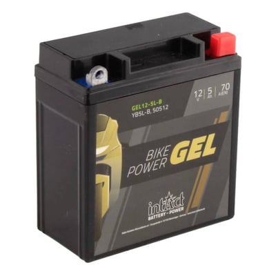 Batterie intact GEL YB5L-B 12V 5Ah prête à l’emploi