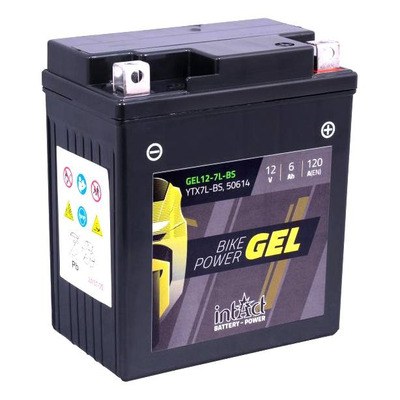 Batterie intact GEL YTX7L-BS 12V 6Ah prête à l’emploi