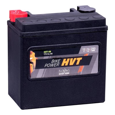 Batterie Intact HVT YTX14L-BS 12V 14Ah prête à l’emploi