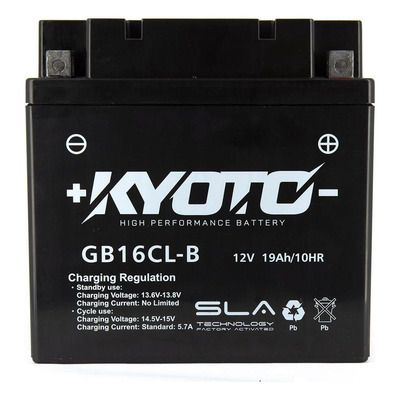 Batterie Kyoto GB16CL-B SLA AGM prête à l'emploi