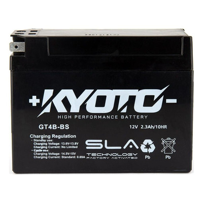 Batterie Kyoto GT4B-BS SLA AGM prête à l'emploi