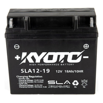 Batterie Kyoto SLA12-19 SLA AGM prête à l'emploi