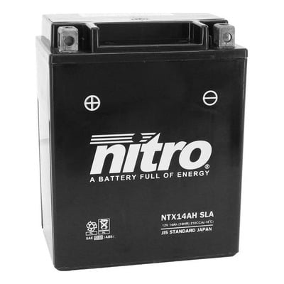 Batterie Nitro NTX14AH 12V 12Ah prête à l’emploi