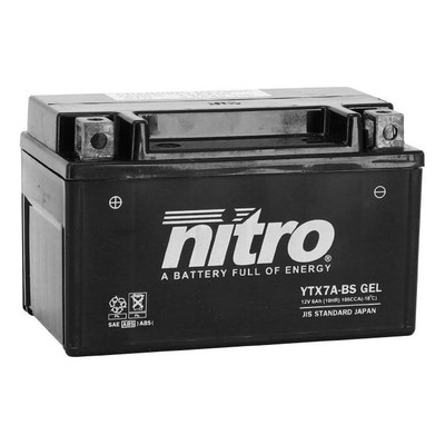 Batterie Nitro NTX7A 12V 6Ah prête à l’emploi