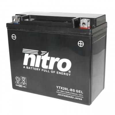 Batterie Nitro YTX20L-BS 12V 18 Ah Gel