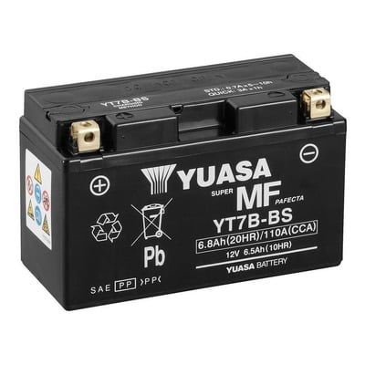 Batterie Yuasa YT7B-BS (FA) 12V 6,8Ah