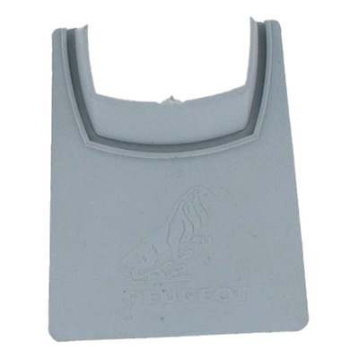 Bavette de garde boue avant grise avec logo Peugeot 103