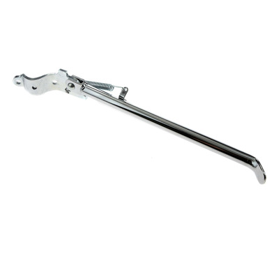 Béquille latérale chromée Lisse L340 bras rond et ovale