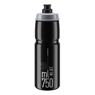 Bidon Elite Jet 750ml Noir/Gris
