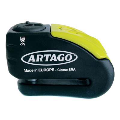 Bloque disque alarme Artgo ART30X10 Ø10mm SRA noir/jaune
